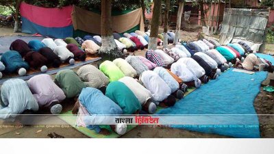সরিষাবাড়ীতে ঈদের জামাত