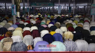 জাতীয় ঈদগাহে ঈদের জামাত