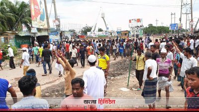 মাংসে ওজন কম দেওয়ায় ব্রাহ্মণবাড়িয়ায় দুই গ্রামবাসীর সংঘর্ষে পুলিশসহ আহত ২০