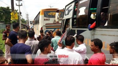 নোয়াখালীতে বাসে অতিরিক্ত ভাড়া আদায় রোধে অভিযান