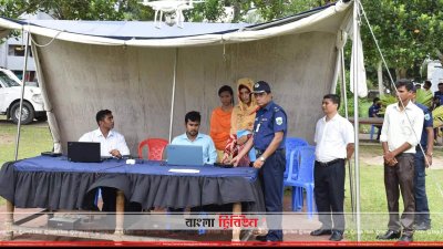 পুলিশে ভুয়া পরীক্ষার্থী ঠেকাতে বায়োমেট্রিক পদ্ধতি নাটোরে