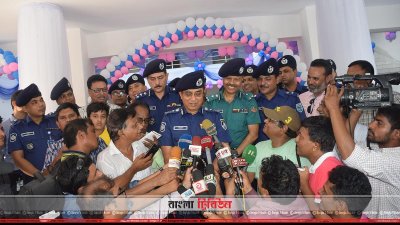 রংপুর পুলিশ সুপার কার্যালয়ে আইজিপি জাবেদ পাটোয়ারী