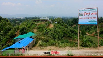 পাহাড় ধসের ঝুঁকিপূর্ণ এলাকা