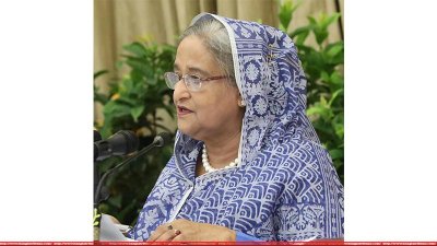 গণভবনে সংবাদ সম্মেলনে প্রধানমন্ত্রী শেখ হাসিনা