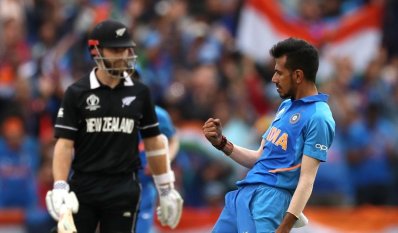 উইলিয়ামসনকে আউট করার আনন্দ চাহালের