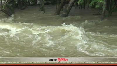 গাইবান্ধায় বন্যা পরিস্থিতির অবনতি, পানিবন্দি দেড় লাখ মানুষ