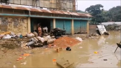 বান্দরবানে প্লাবিত এলাকা
