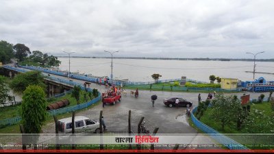 ডিমলায় তিস্তা নদীর পানি বেড়েছে