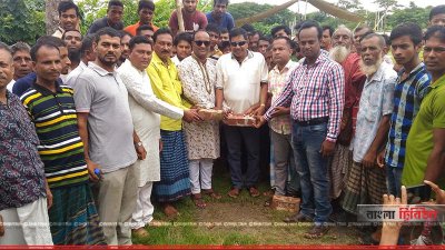 মোল্লাহাটে কেন্দ্রীয় শ্মশান নির্মাণের ভিত্তিপ্রস্তর স্থাপন