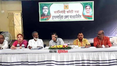 জেলা আওয়ামী লীগের কার্যনির্বাহী কমিটির সভায় বক্তব্য দেন র. আ. ম. উবায়দুল মোকতাদির চৌধুরী
