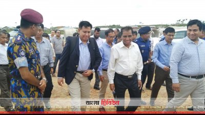 রোহিঙ্গা শিবিরে মিয়ানমারের প্রতিনিধি দল
