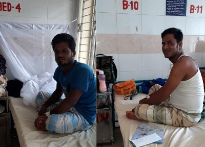 সিরাজগঞ্জ সদর হাসপাতালে ভর্তি ডেঙ্গু রোগী