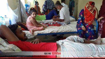 খুমেকে ভর্তি হওয়া রোগীদের কয়েকজন