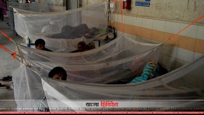 হাসপাতালে চিকিৎসাধীন ডেঙ্গু রোগী