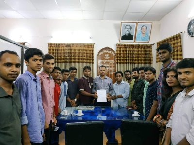 নতুন প্রক্টরের সঙ্গে জবি প্রেসক্লাবের মতবিনিময়