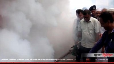 মানিকগঞ্জে স্বাস্থ্যমন্ত্রী জাহিদ মালেক