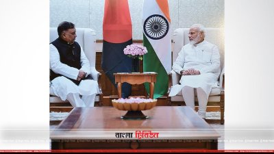 আসাদুজ্জামান খান কামাল ও নরেন্দ্র মোদি