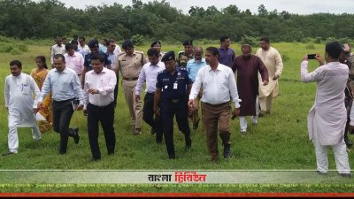 কুমিল্লায় সীমান্ত হাটের জন্য জায়গা দেখলেন দুই দেশের প্রতিনিধিরা