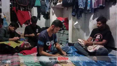 গণরুমে তানভীর হাসান সৈকত