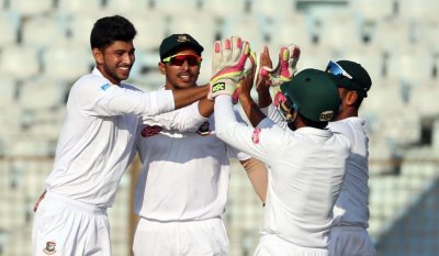 নাঈম হাসানের উইকেট উদযাপন (ফাইল ছবি)