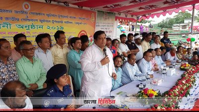 ফুটবল খেলার সমাপনী অনুষ্ঠানে যুব ও ক্রীড়া প্রতিমন্ত্রী জাহিদ আহসান রাসেল