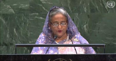 বৈশ্বিক মন্দার মধ্যেও সমৃদ্ধি বজায় রেখেছে বাংলাদেশ: জাতিসংঘে প্রধানমন্ত্রী