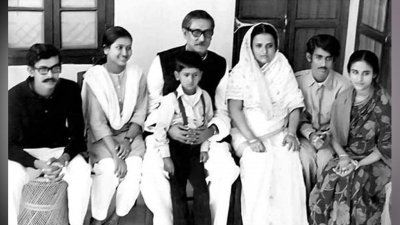 বঙ্গবন্ধুর পরিবার (ছবি: ইন্টারনেট থেকে সংগৃহীত)