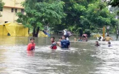 ভারী বর্ষণে তলিয়ে গেছে পাটনার নিম্নাঞ্চল