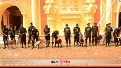 পূজামণ্ডপের নিরাপত্তায় র‌্যাবের রোবস্ট পেট্রোলিং