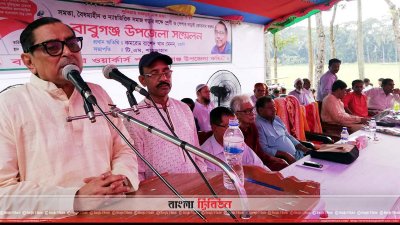 বাবুগঞ্জ উপজেলা অডিটরিয়াম চত্বরে ওয়ার্কার্স পার্টির সম্মেলন