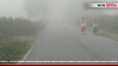 সকাল বেলায় কুয়াশা পড়ছে