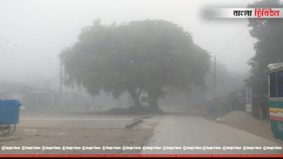 ভোরবেলায় এভাবে কুয়াশা পড়ে