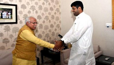 হরিয়ানার মুখ্যমন্ত্রী হচ্ছেন খট্টর, উপমুখ্যমন্ত্রী দুষ্মন্ত চৌটালা