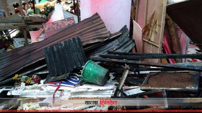 ময়মনসিংহে গুদামে আগুন লেগে কর্মচারী নিহত