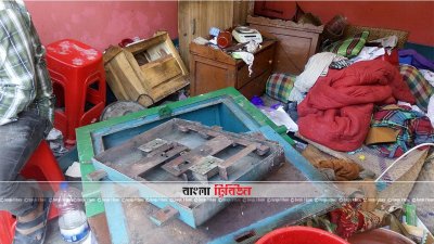 লকার ভেঙে ৬টি সোনার দোকান থেকে স্বর্ণালঙ্কারসহ ১৮ লাখ টাকা লুট