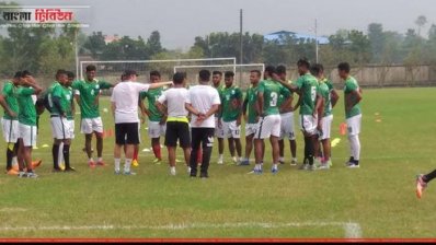 কাঠমান্ডুতে বুধবার থেকে এসএ গেমস ফুটবলের প্রস্তুতি