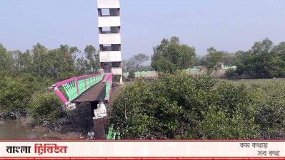 হঠাৎ ভাঙনে নদীতে নেমে গেছে ‘আকাশলীনা’র পথ