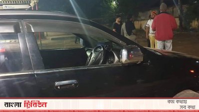 জেলা বিএনপির আহ্বায়ক আবু সুফিয়ানের গাড়িতে ভাঙচুর