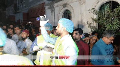 ঘটনার আলামত সংগ্রহ করছে সিআইডির ক্রাইমসিন ইউনিট