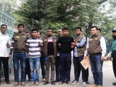 গ্রেফতার করা রউফ ও ইনামুল