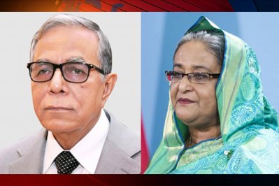 রাষ্ট্রপতি মো. আবদুল হামিদ ও প্রধানমন্ত্রী শেখ হাসিনা