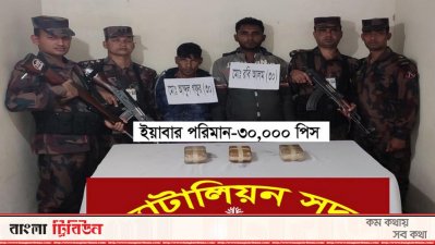 টেকনাফে ৩০ হাজার পিস ইয়াবাসহ আটক ২