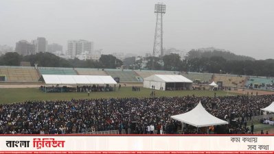 জানাজায় অংশ নেন সর্বস্তরের মানুষ