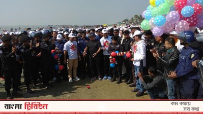 মাদকবিরোধী ম্যারাথনের উদ্বোধন করেন র&zwnj;্যাব ডিজি বেনজীর আহমেদ