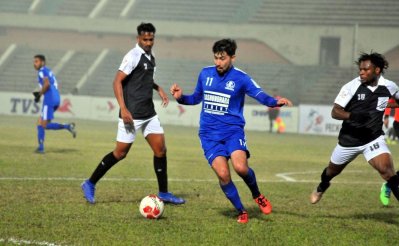 মোহামেডান-শেখ রাসেল ম্যাচের একটি মুহূর্ত