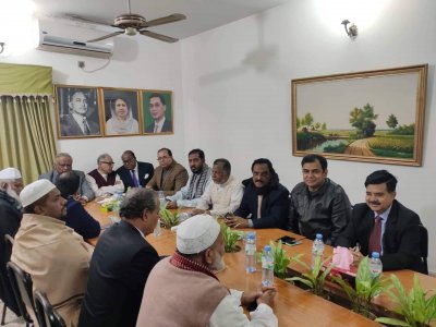 ২০ দলীয় জোটের বৈঠকে শরিক দলের নেতারা