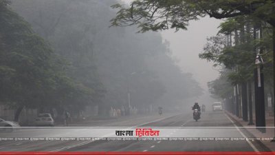 কুয়াশার কারণে সড়কে যানবাহনের সংখ্যা কমে গেছে 