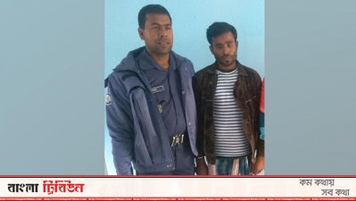 হিলিতে ইভটিজিংয়ের অভিযোগে যুবকের (ডানে) দুই মাসের কারাদণ্ড