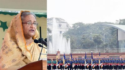 পুলিশ সপ্তাহ উদ্বোধন করেন প্রধানমন্ত্রী শেখ হাসিনা (ছবি: পিআইডি)
