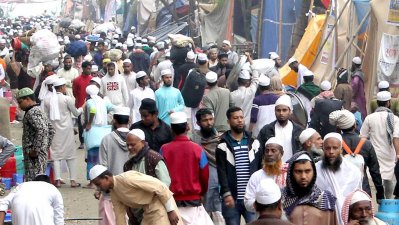 বিশ্ব ইজতেমা ময়দান (ছবি: ফোকাস বাংলা)